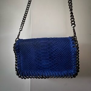 Blue Shoulder Bag